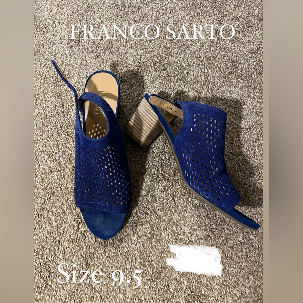 Franco Sarto sling back heels